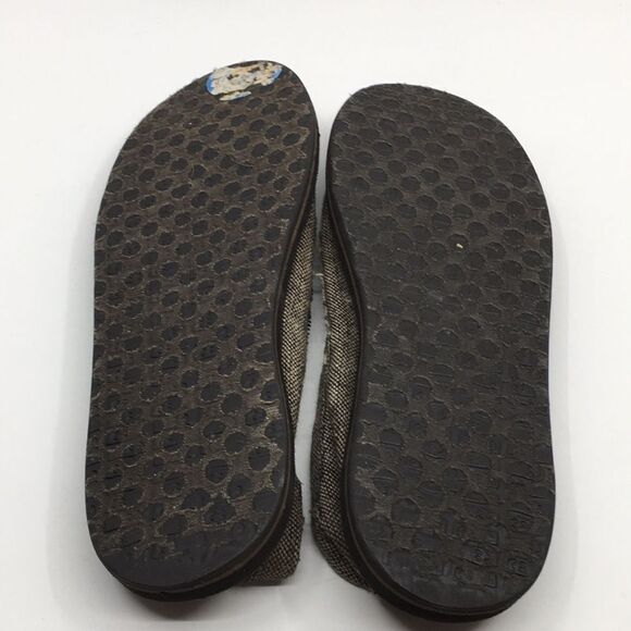 Sanuk Sidewalk Chill Surfers Shorty Tan and Brown Sz 7 - Picture 9 of 15